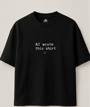 AI WROTE THIS SHIRT